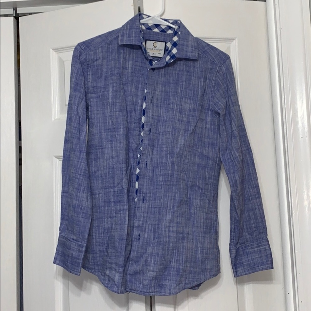 Suslo Couture Men’s Slim fit button down